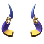 Purple & Gold Fragmented Horns