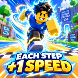 Each step +1 speed X
