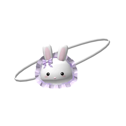 Cute Kawaii Bunny Rabbit Eye Patch (Purple) | Roblox Item - Rolimon's