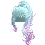 Pastel Goth Ponytail