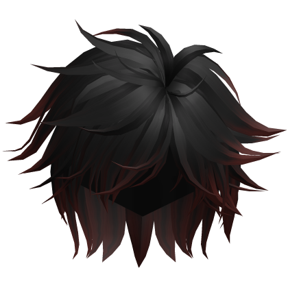 Anime Video Game Spikey Emo Boy Hair (Red)