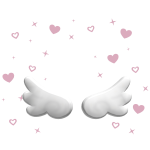 wings and heart aura (pink)
