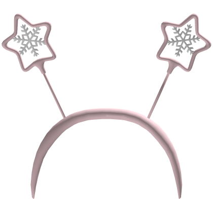 (Diwali Sparkler)Snowflake Headband Add On In Pink