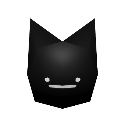 Chill Low Poly Black Cat Roblox item