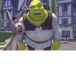 SHREK&DONKEY THE KINGS