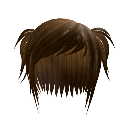 choppy emo pigtail bob ginger Roblox item
