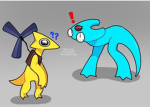 cyan and yellow :)