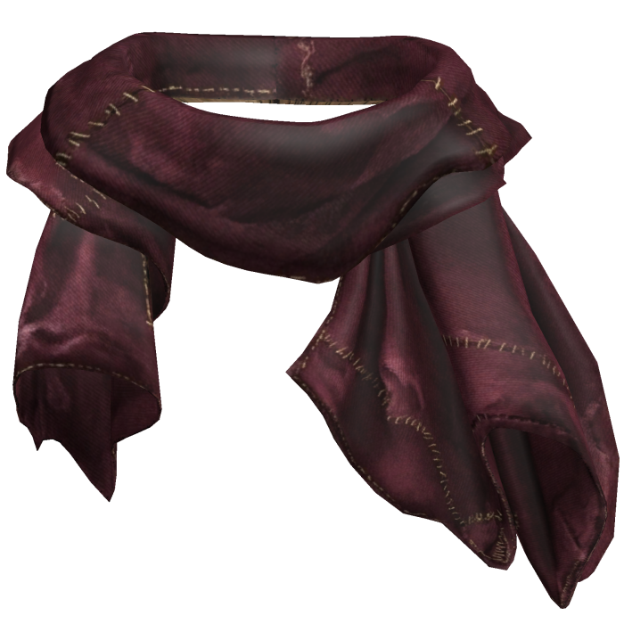 Burgundy Wrapped Scarf
