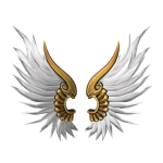 Cherubim's Golden White Wings
