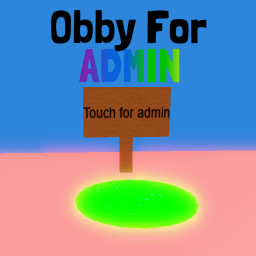 Obby For Admin