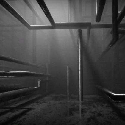 Dark boiler room