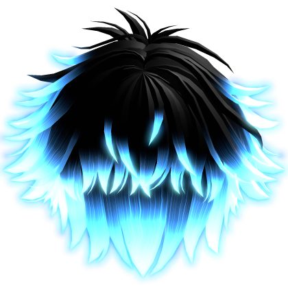 Emissive Black to Blue Anime Hair