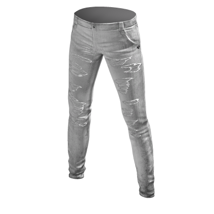 Distressed Jeans White thumbnail