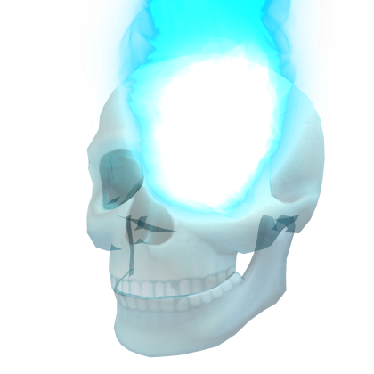 Blue Inferno Skull