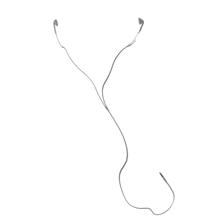 White Earbuds 