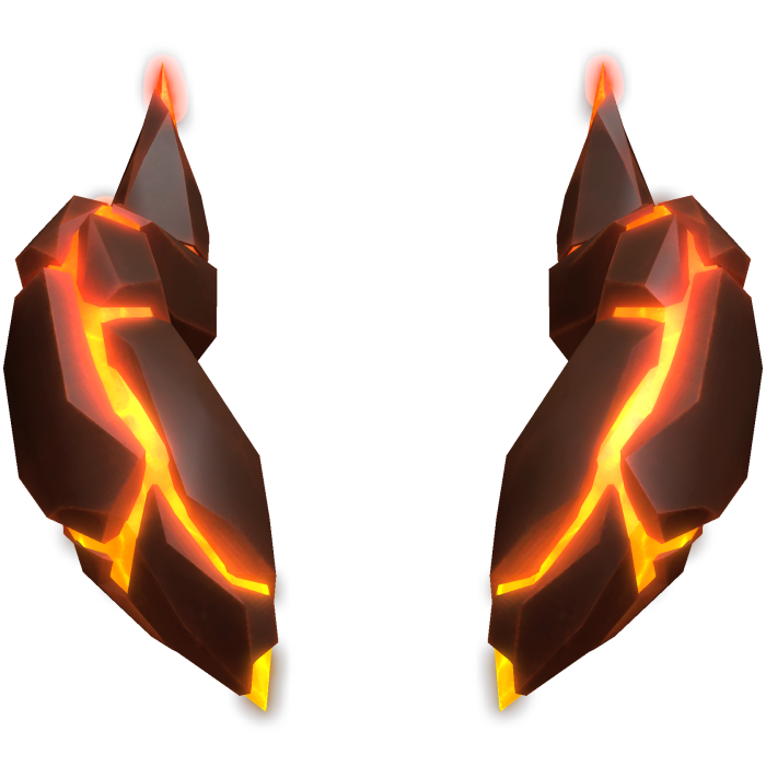 [GLOWING/EMISSIVE] Lava Horns of Avernus