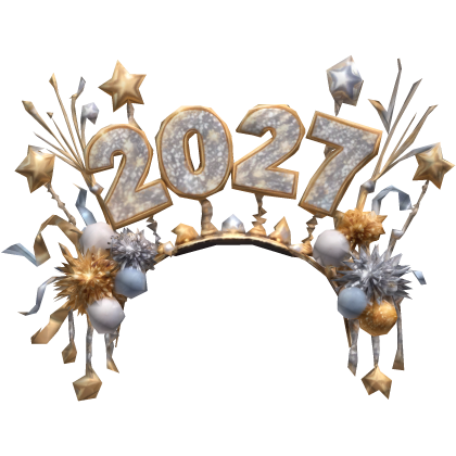 2027 New Year Headband