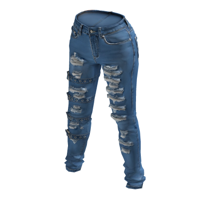 Distressed Jeans