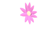 Hair Flower (Pink)