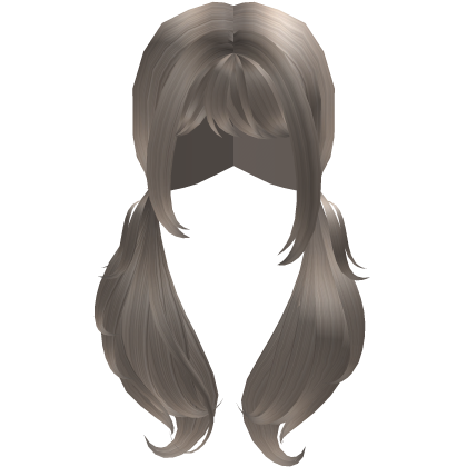Sweetest Pigtails ( Grey ) Roblox item