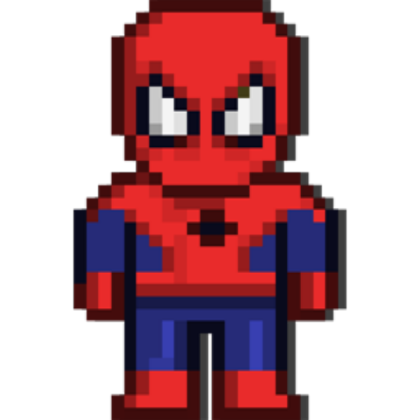 Pixel Spiderman Roblox decal