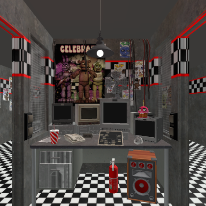 Five Nights at Freddy's 1 Map
