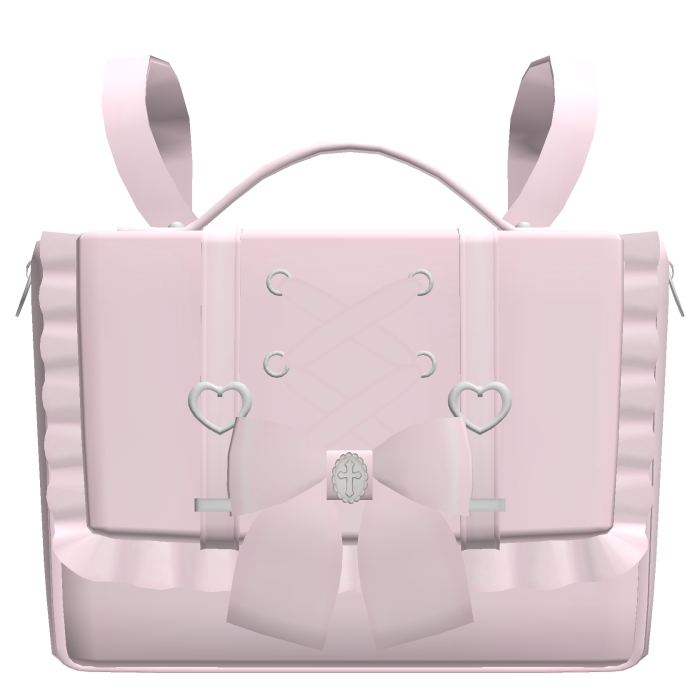 ୨୧ : 3.0 adorable laced doll backpack ♡ pink