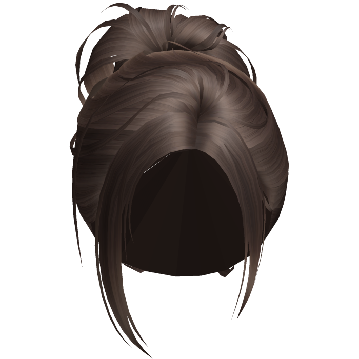 ♡ Iconic Girly French Twist Updo Bun (Brown)