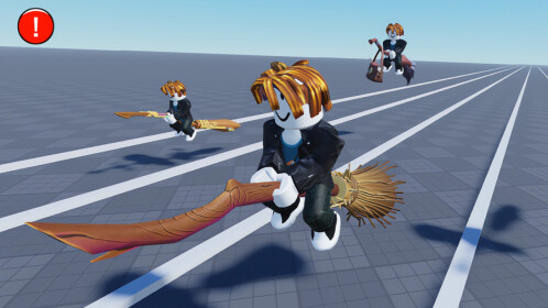Broomstick Race Simulator