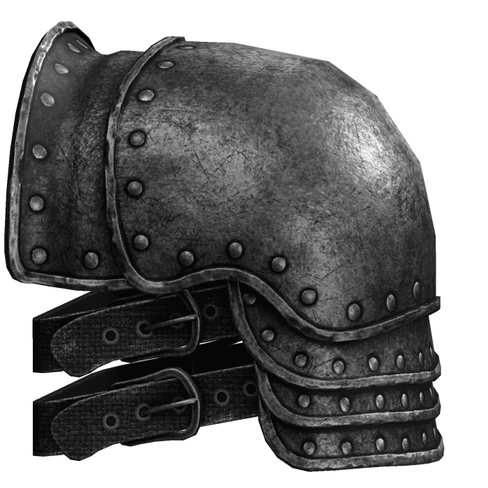 Medieval Knight Pauldron - Left