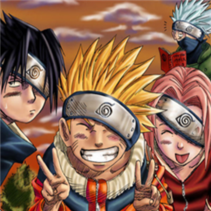naruto and gang Roblox decal