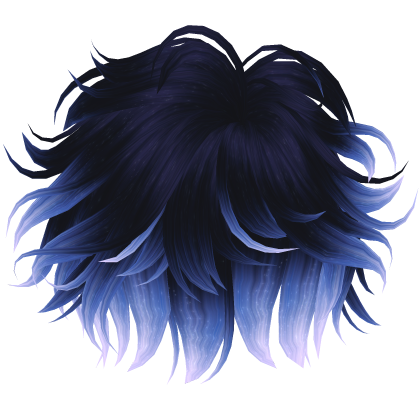 Anime Glowy Dark Galaxy Punk Messy Boy Hair Roblox item