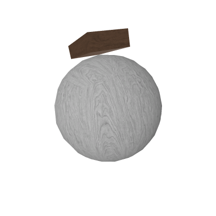 marshmallow with a little bit of chocolate on top