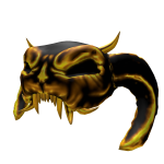 Granpa Tiger Skull Golden Shoulder Right