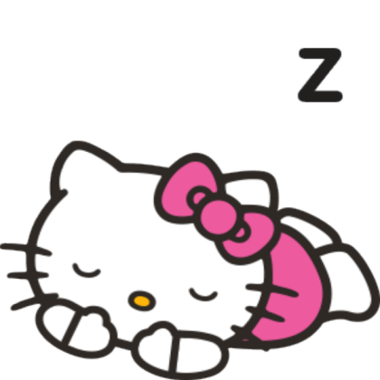 Hello kitty loud asleep Roblox decal