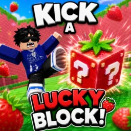 kick a lucky block strawlberry icon