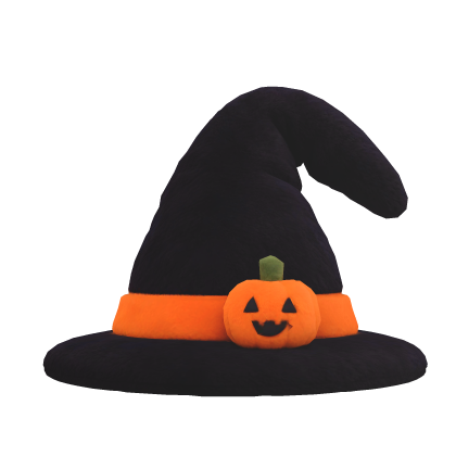 Plush Halloween Witch Hat