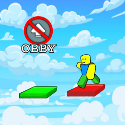 Hard Obby But You Can't Jump choose The Right Path