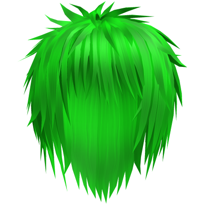Green Gothic Messy Moe Emo Hair 20. Roblox item