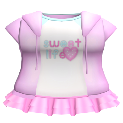 ♡꒱ sweet harajuku purple jacket dress Roblox item