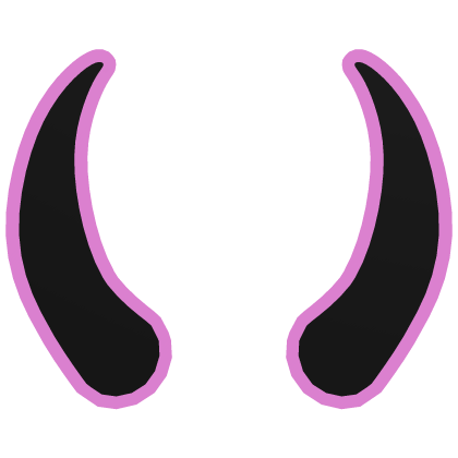 horns pink glow Roblox item