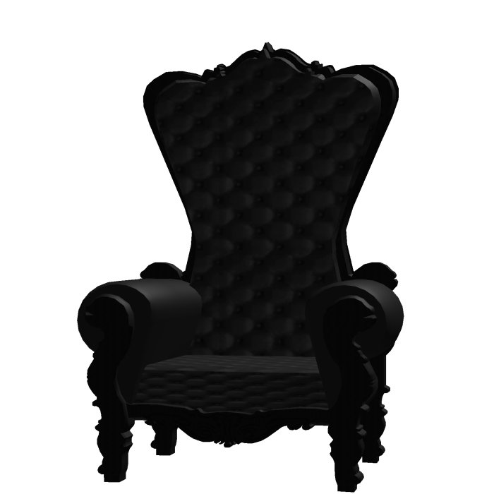 Gothic black throne
