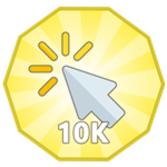 10,000 Button Clicks!