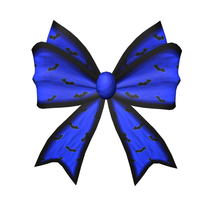 Blue Halloween Hair Bow