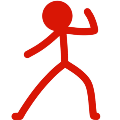 Red Alan Becker Stick Figure