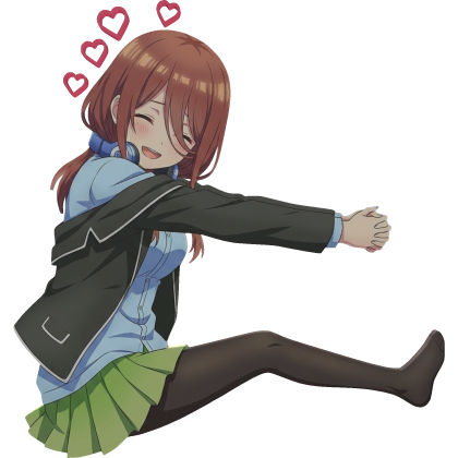 Miku Nakano Anime Girl Hug Roblox item
