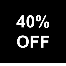 40% off it makes prices low