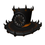 Orange Timelord Top Hat