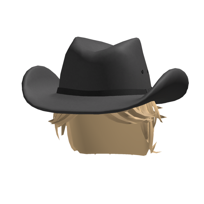 Messy Hair + Cowboy Hat
