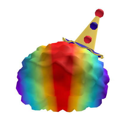Rainbow Clown Hair